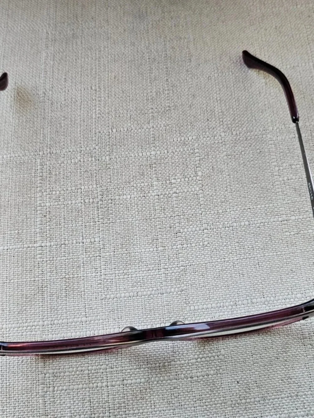 Vintage See Women Eyeglasses Frame Red/Gunmetal Tone Eyewear SEE5364 Glasses